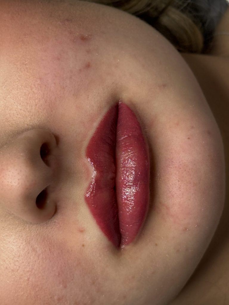 Close-up of lips