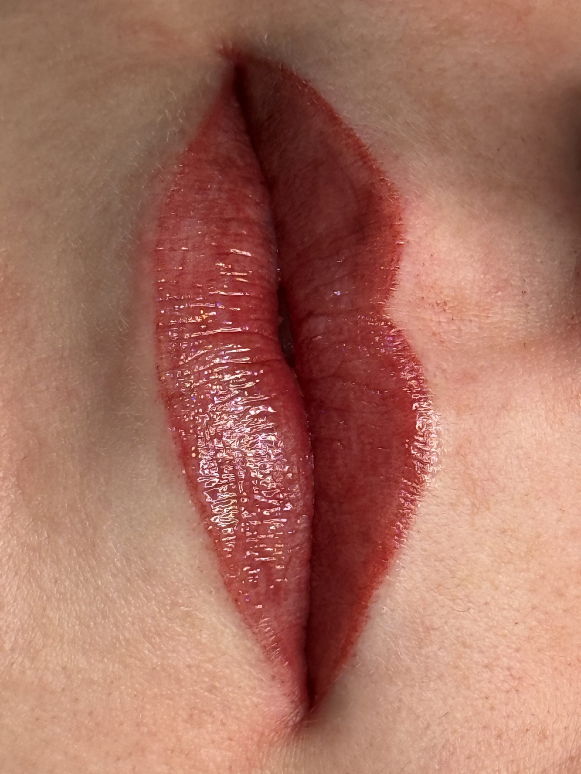 Close-up of smooth lips